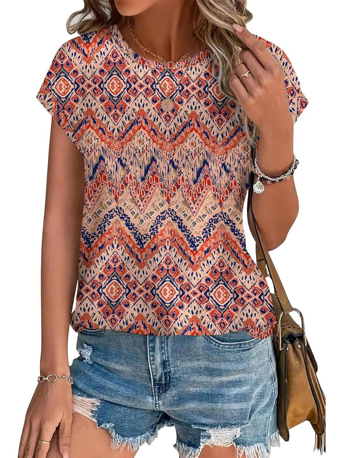 Necie | Chic Tryckt Blus