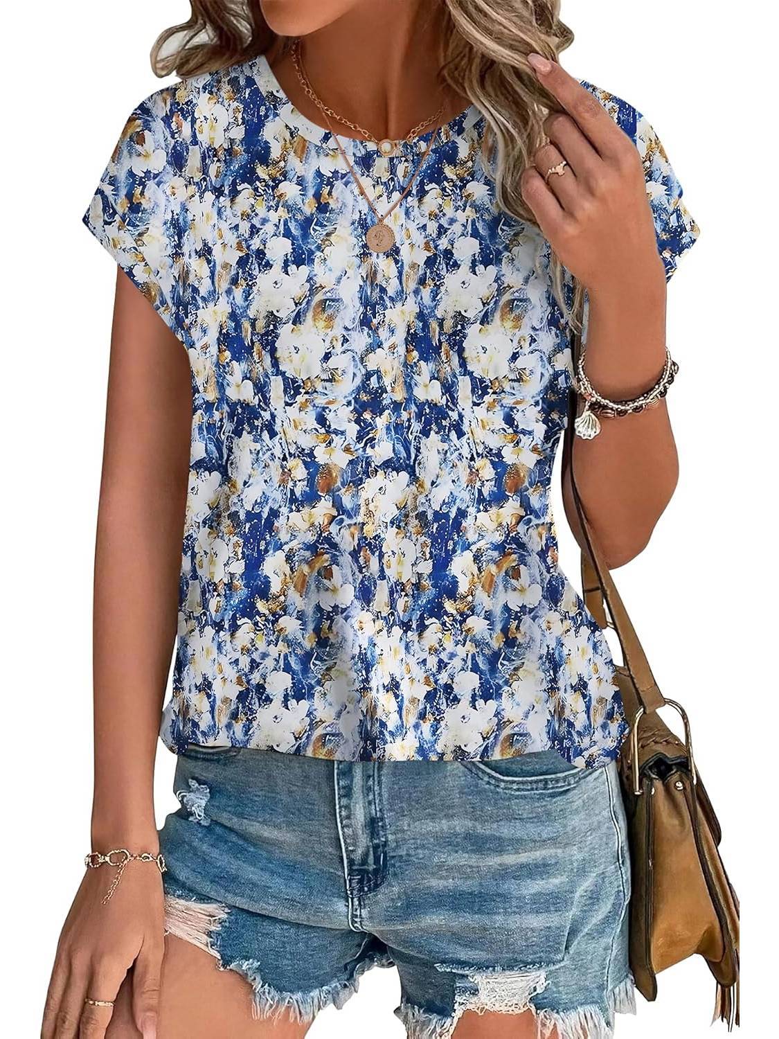 Necie | Chic Tryckt Blus