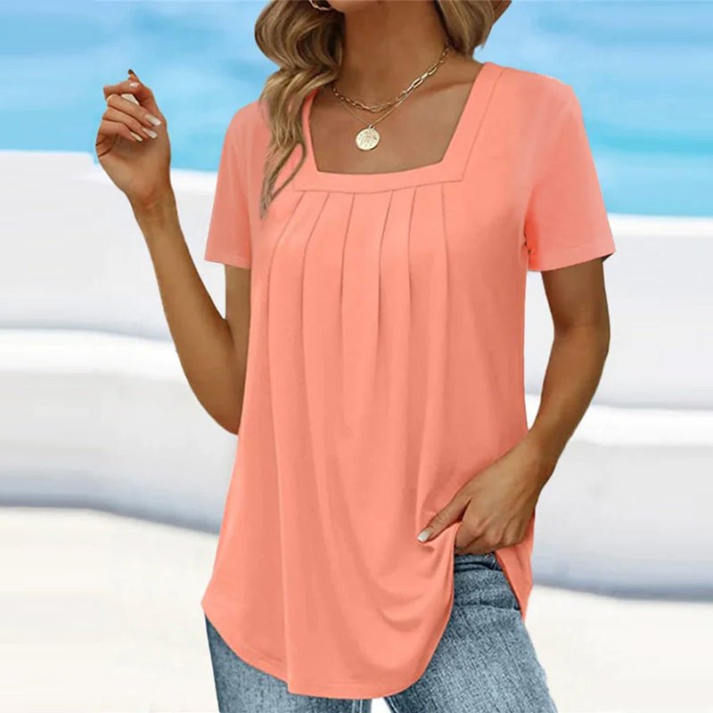 Korall | Plisserad Blus