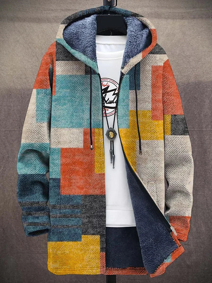 Janine | Lyxig Konsttryck Cardigan