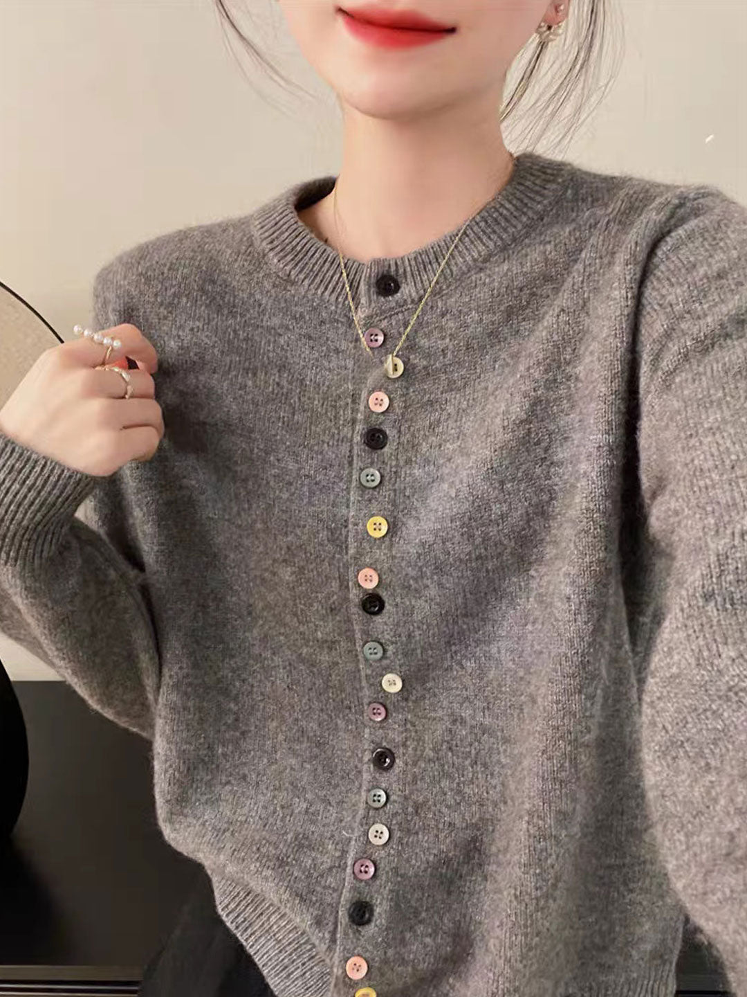 Vana | Tidlös Knappad Cardigan