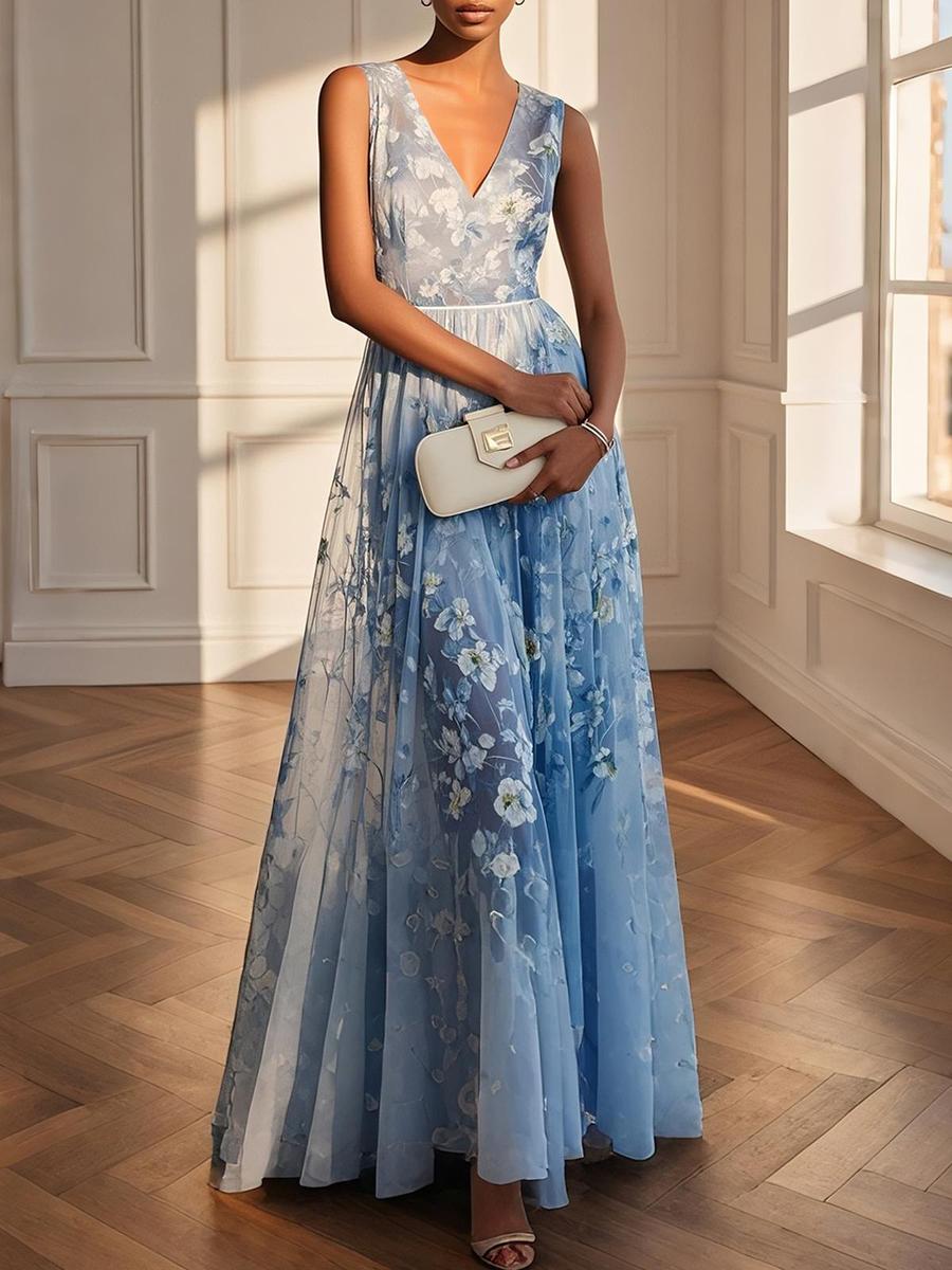 Geneva | Elegant Maxi Klänning