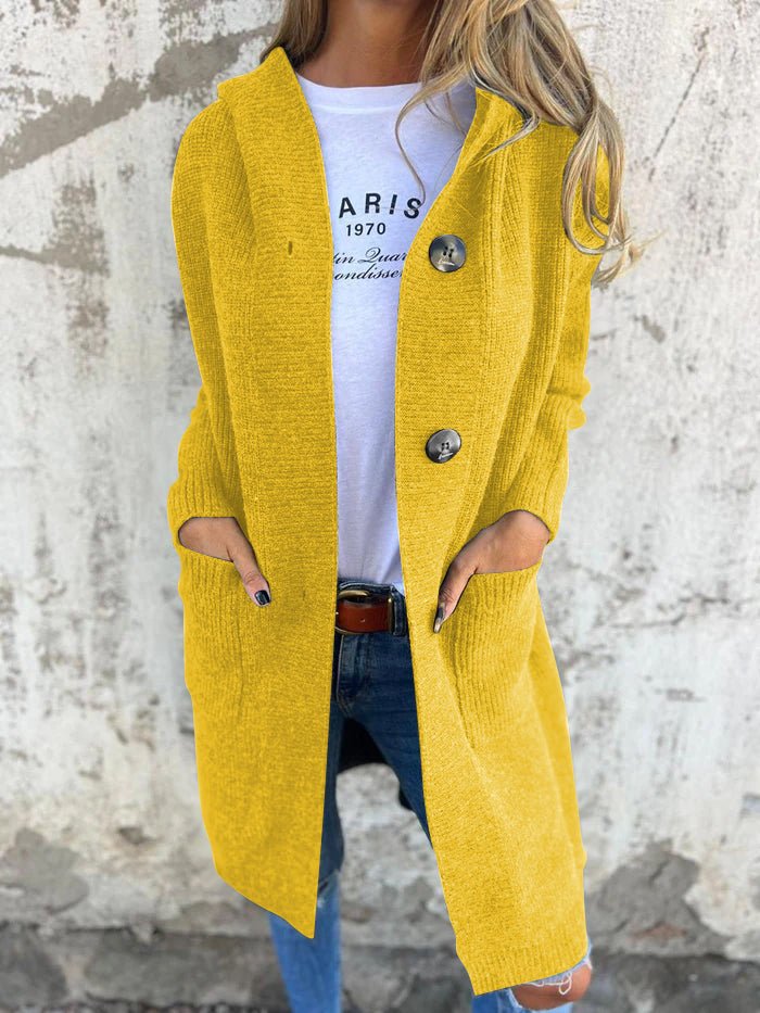 Rosalie | Chic Lång Stickad Kofta