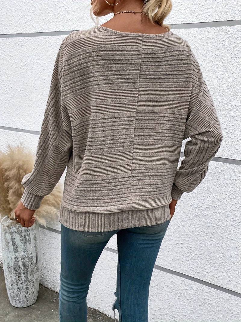 Gail | Enkel Stickad Tröja