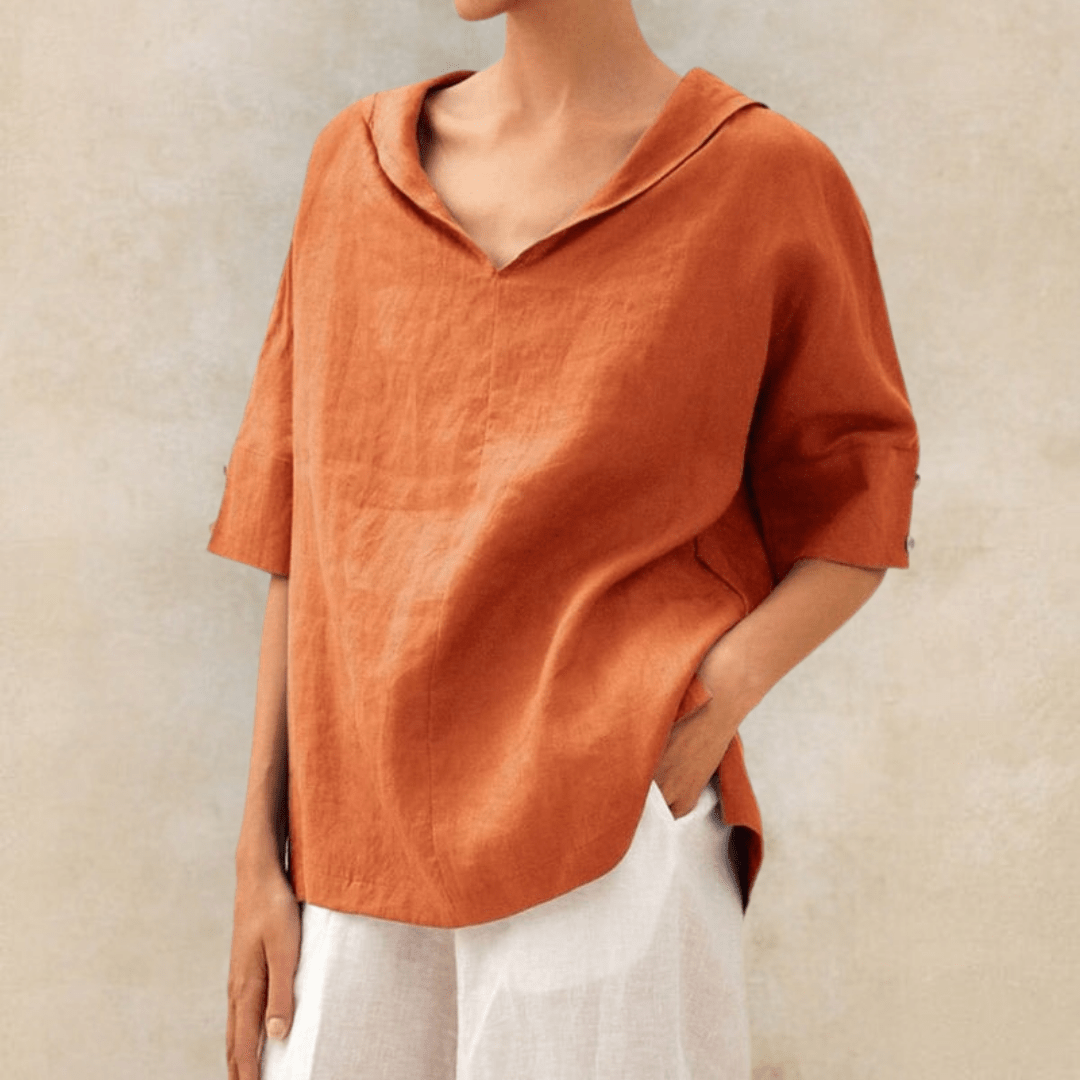Marie | Coastal Breeze Oversized Skjorta