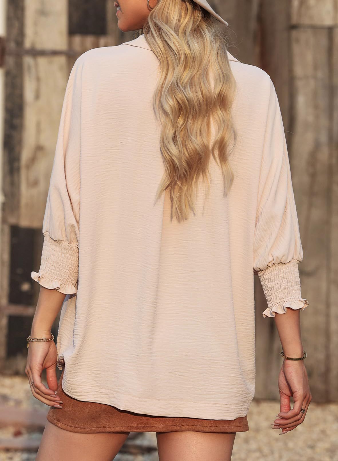 Nina | Avslappnad Chic Blus