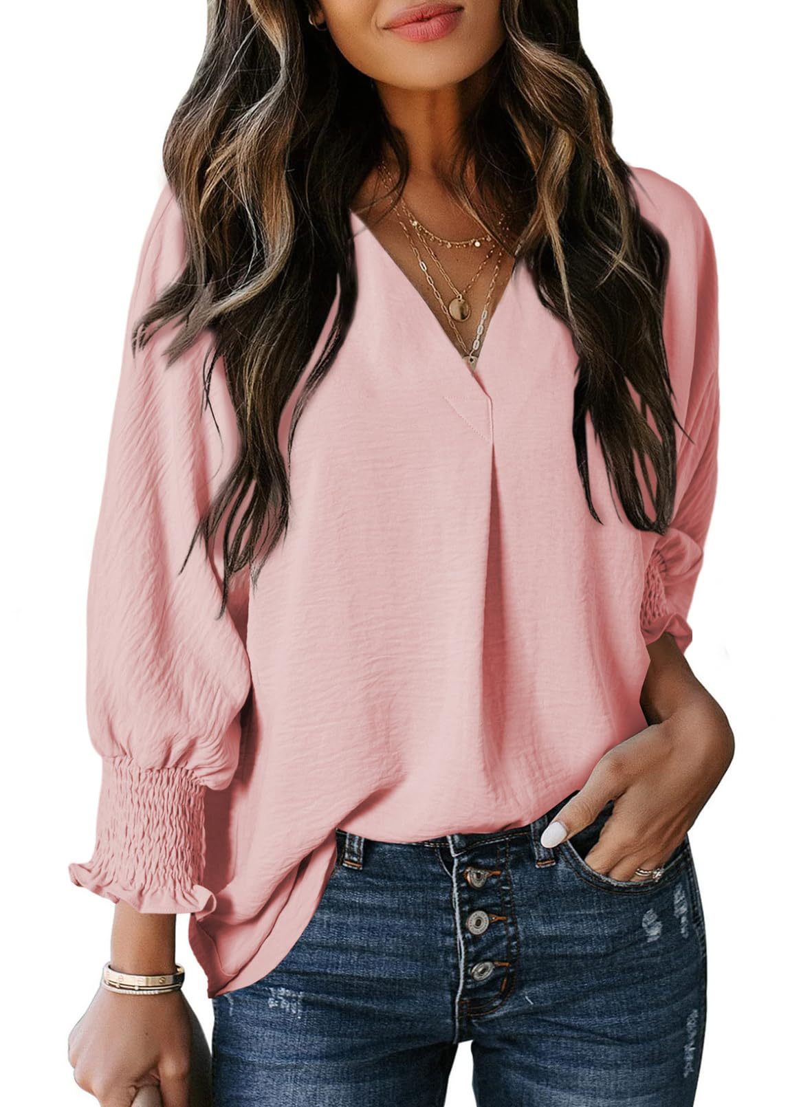 Nina | Avslappnad Chic Blus
