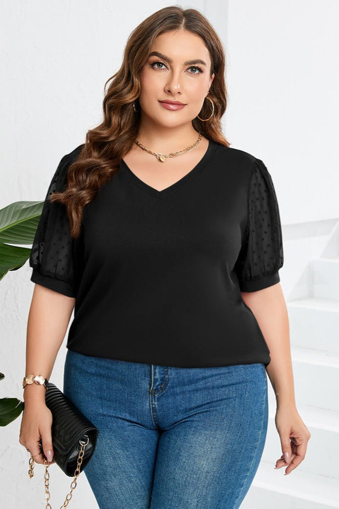 Helena | Snygg V-ringad Blus