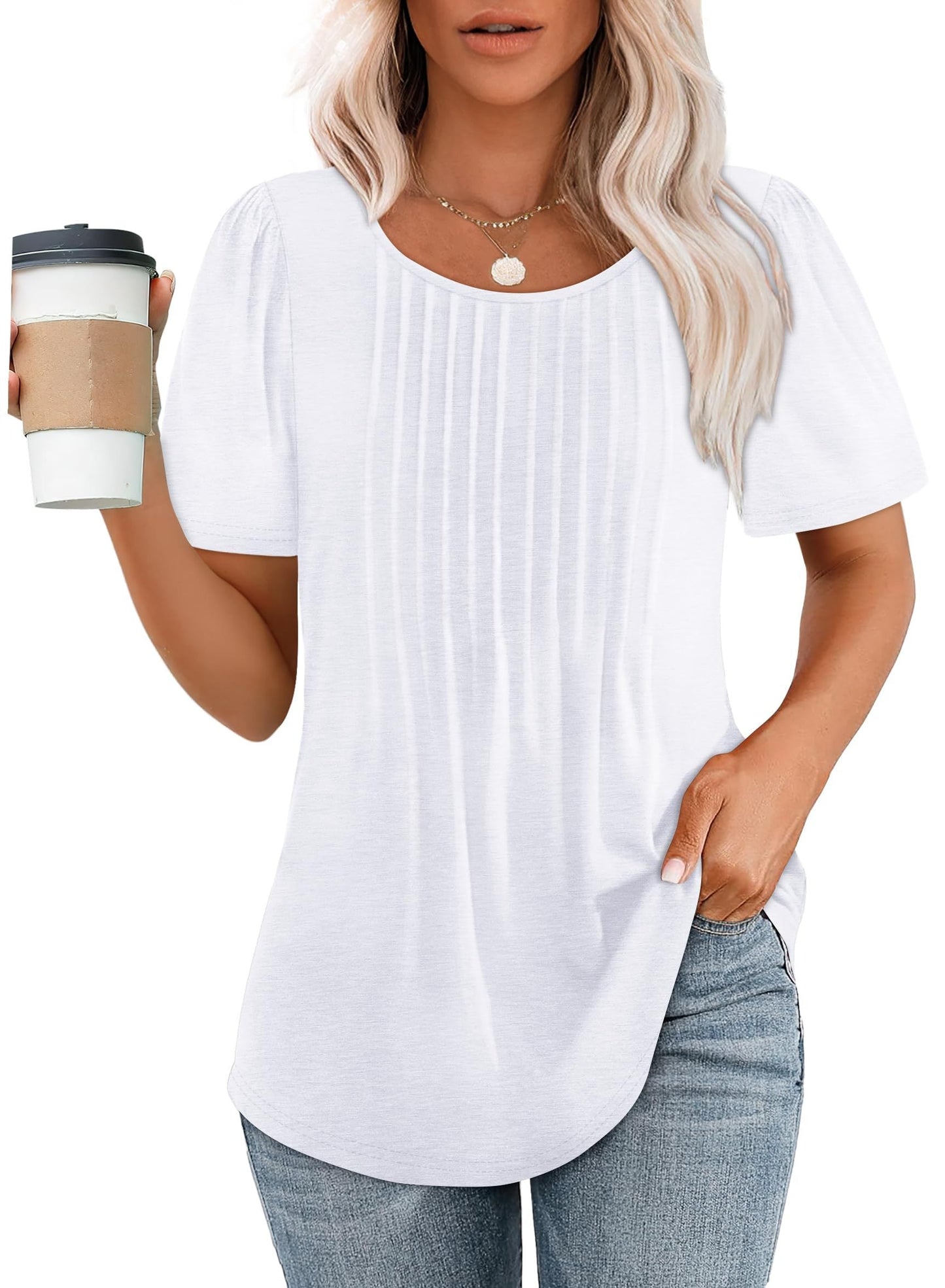 Amelie | Elegant Plisserad Topp