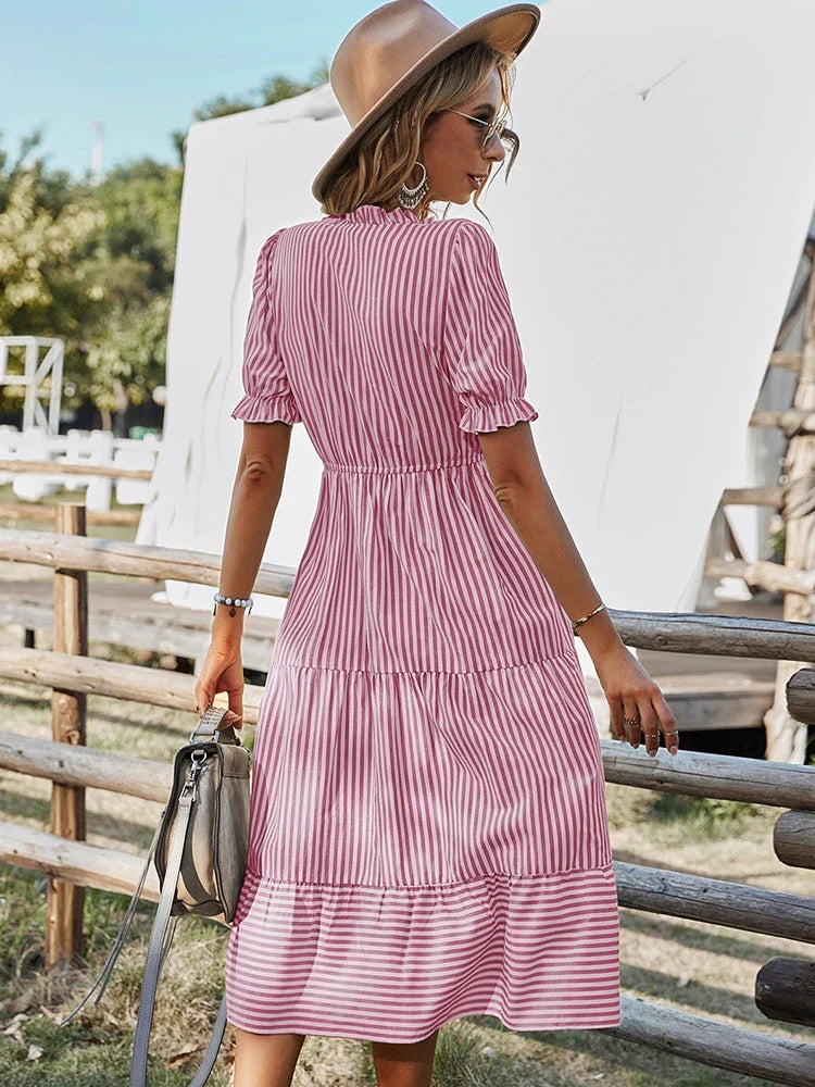 Elodie | Randig Tassel Midi