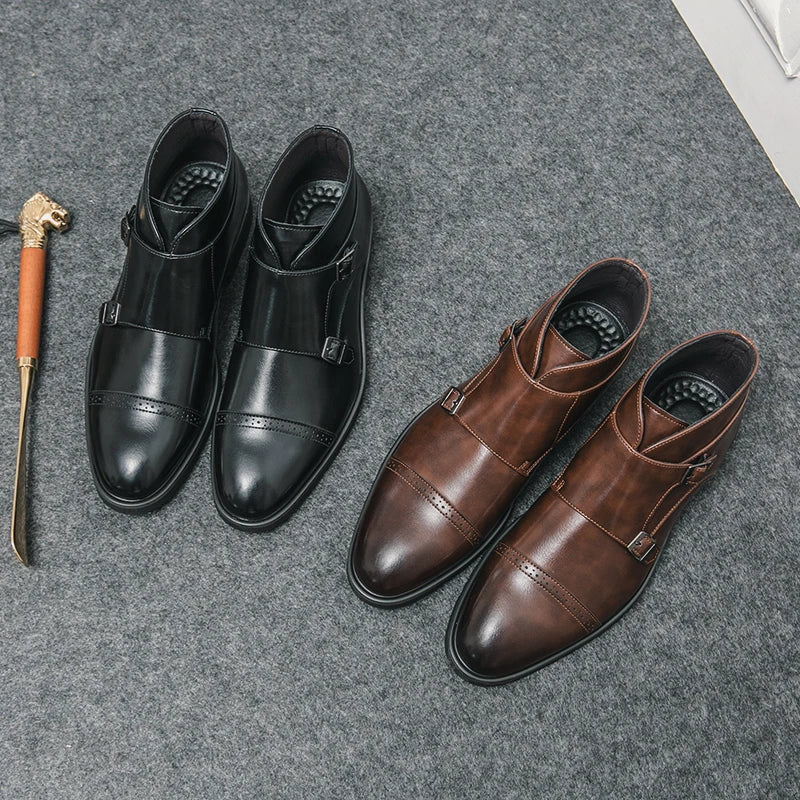 Dorian | Dubbel Monk Strap Stövlar