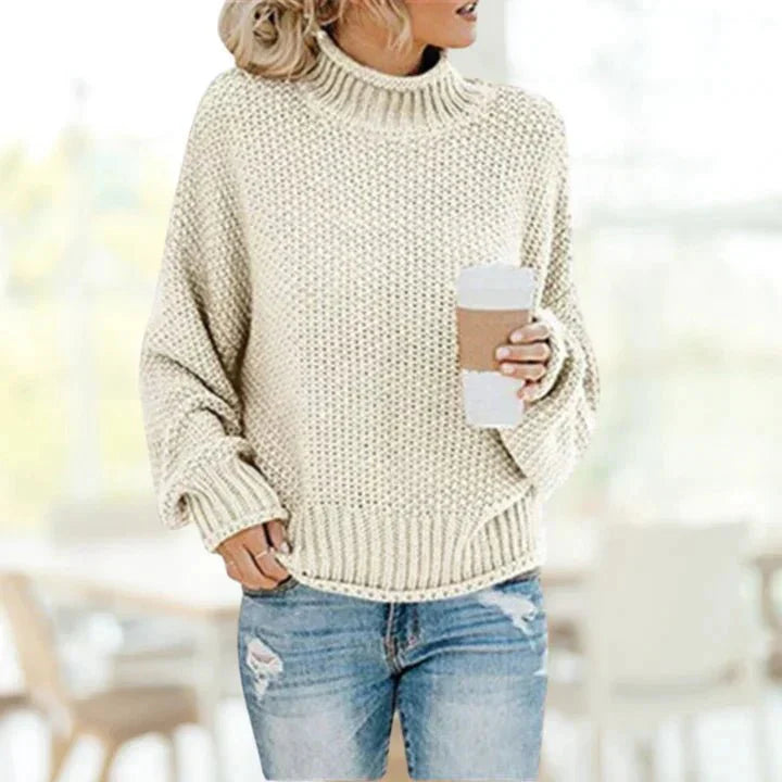 Margaret | Stickad Mjuk Morgonsweater