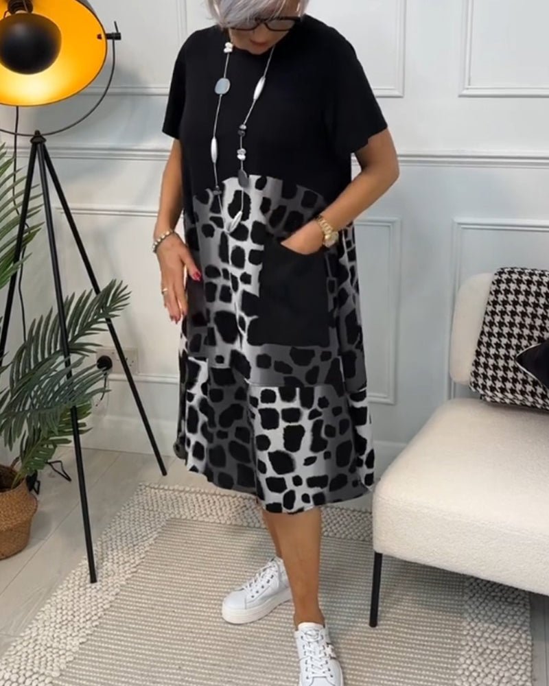 Cassandra | Kvinnors Eleganta Midi Klänning