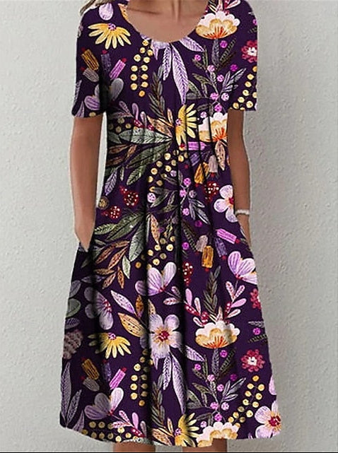 Jamila | Blommig Sommarklänning