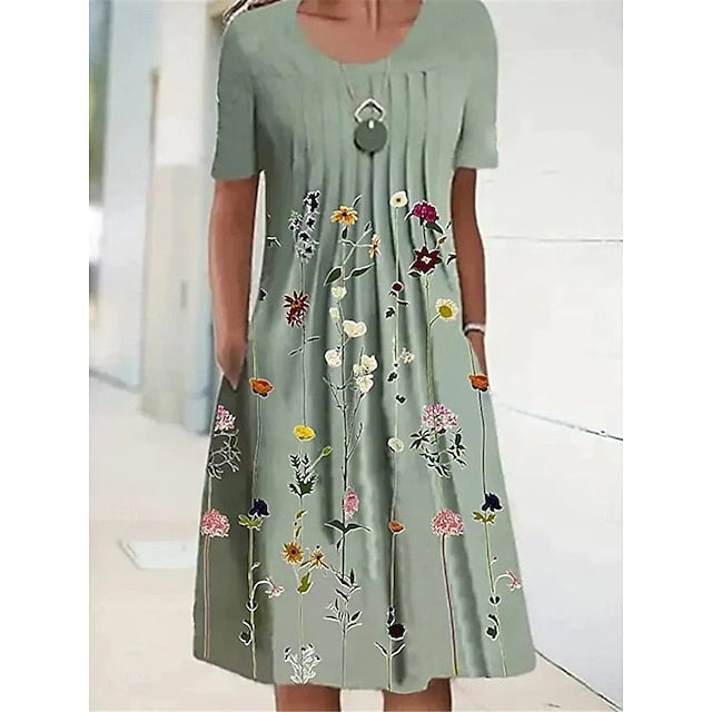 Jamila | Blommig Sommarklänning