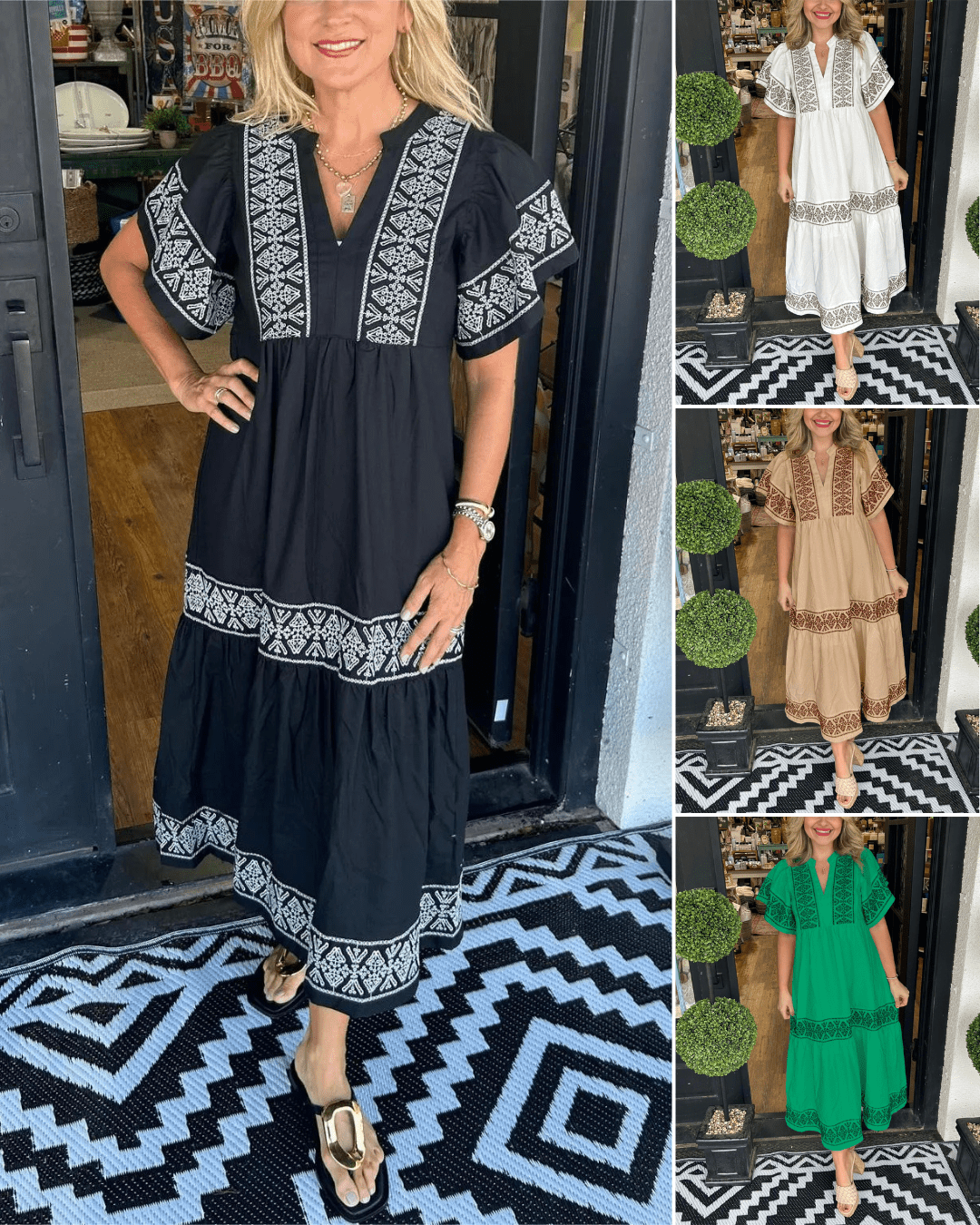 Sierra | Boho Maxi Klänning