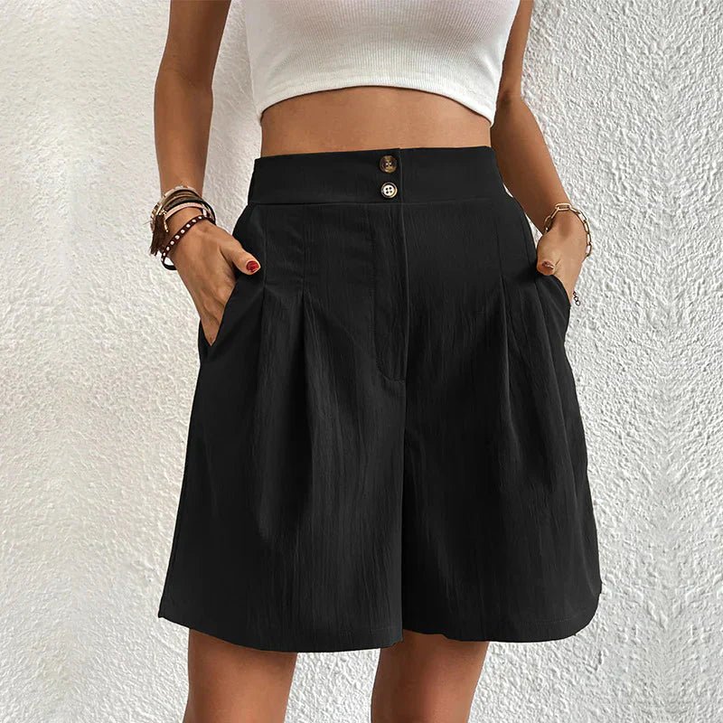 Chelsie | Högmidjade Komfortshorts