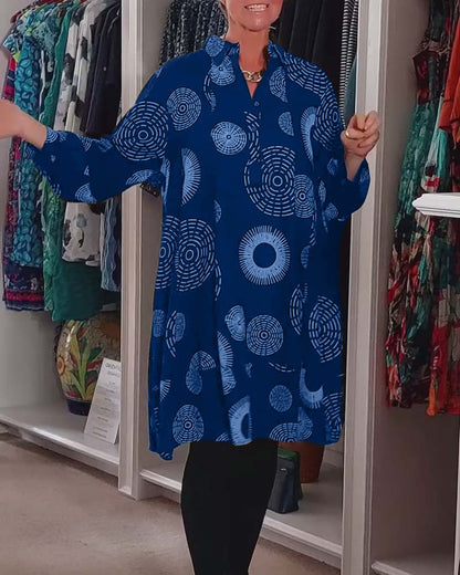 Sheryl | Geometrisk Wrap Klänning