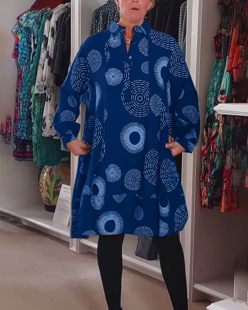 Sheryl | Geometrisk Wrap Klänning
