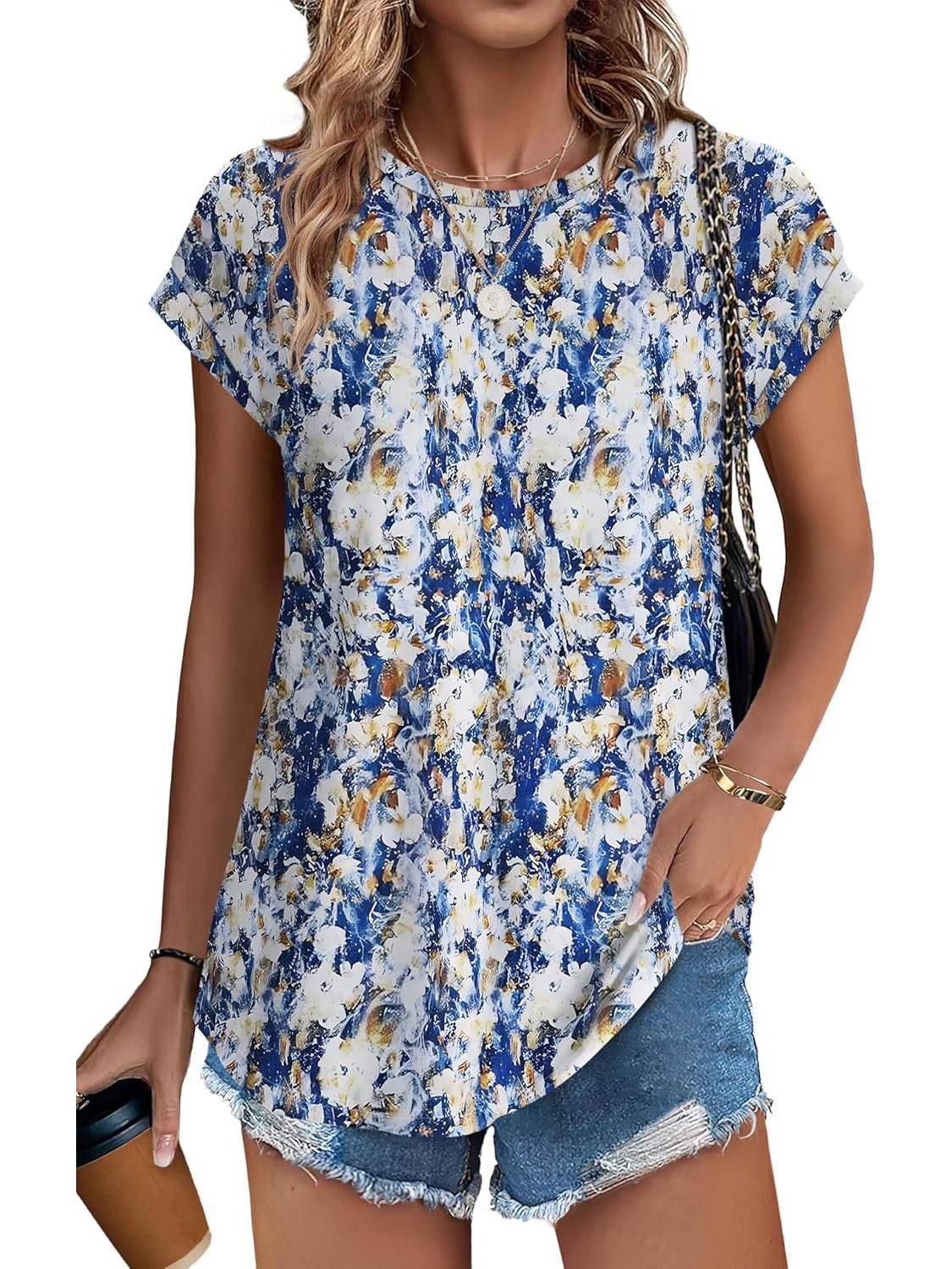 Necie | Chic Tryckt Blus