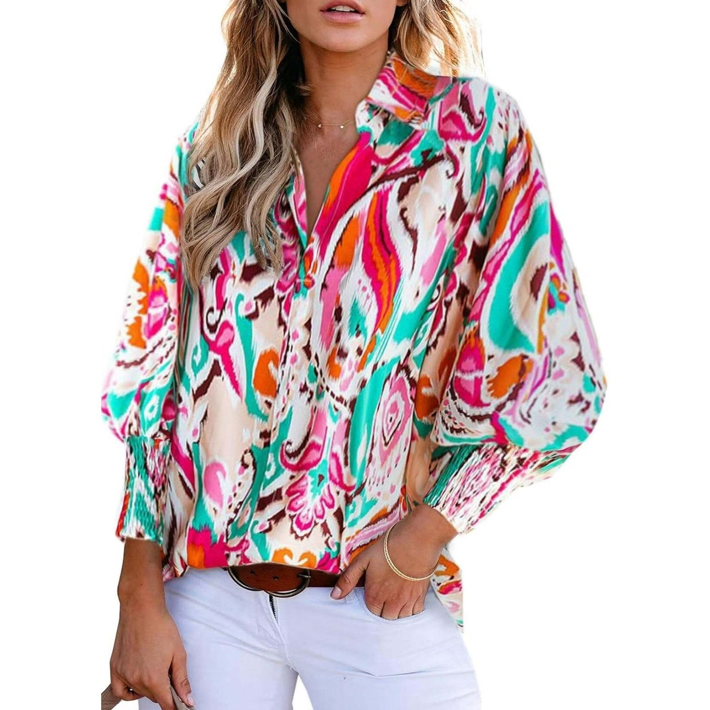 Charie | Elegant Paisley Blus