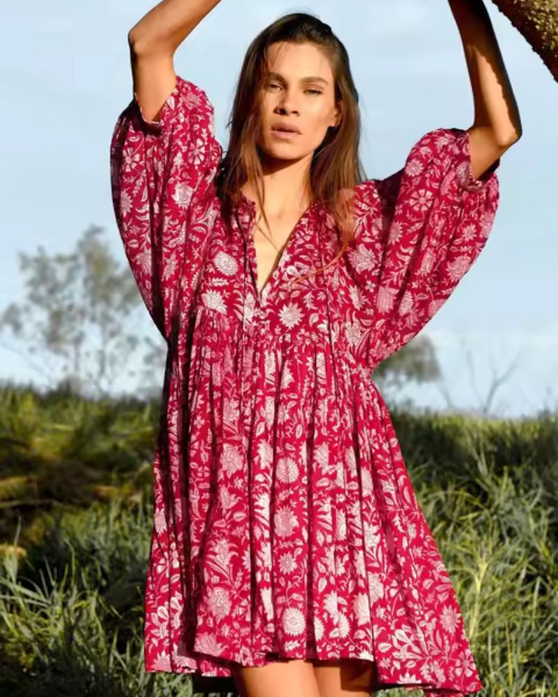 Carin | Graciös Boho Klänning
