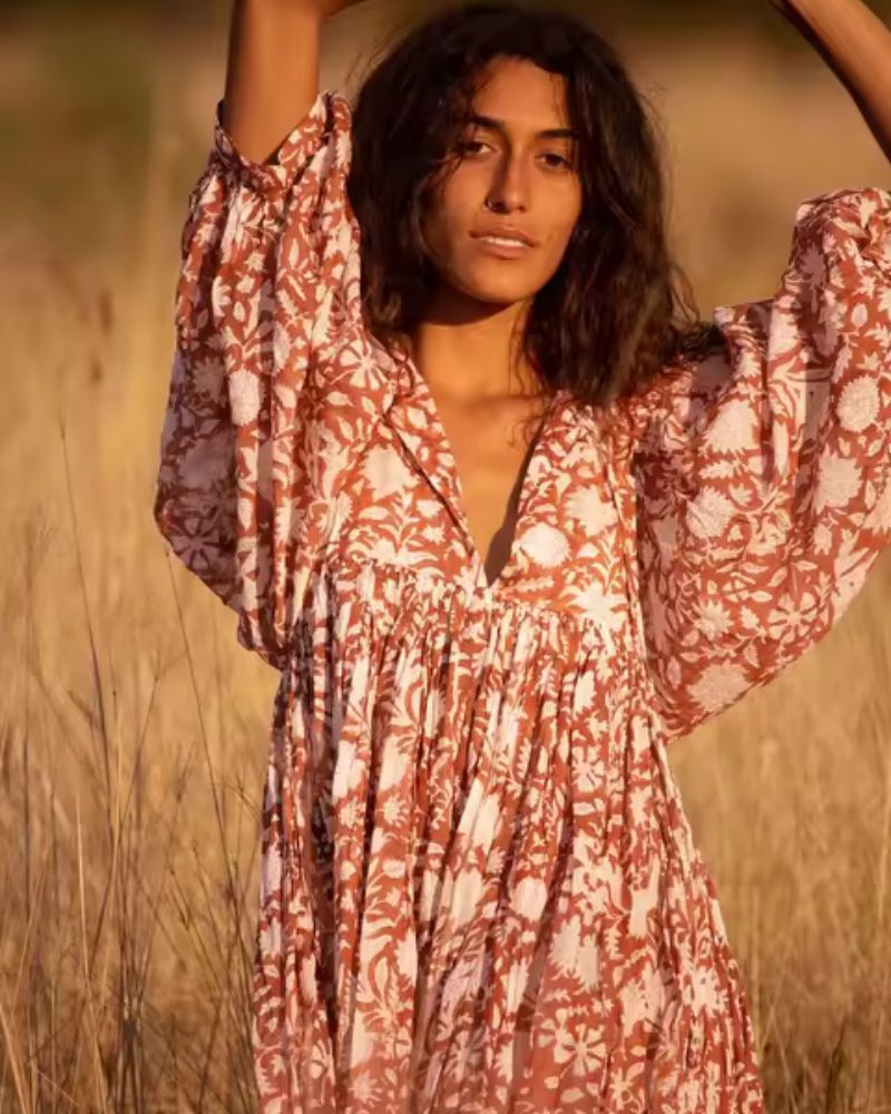 Carin | Graciös Boho Klänning