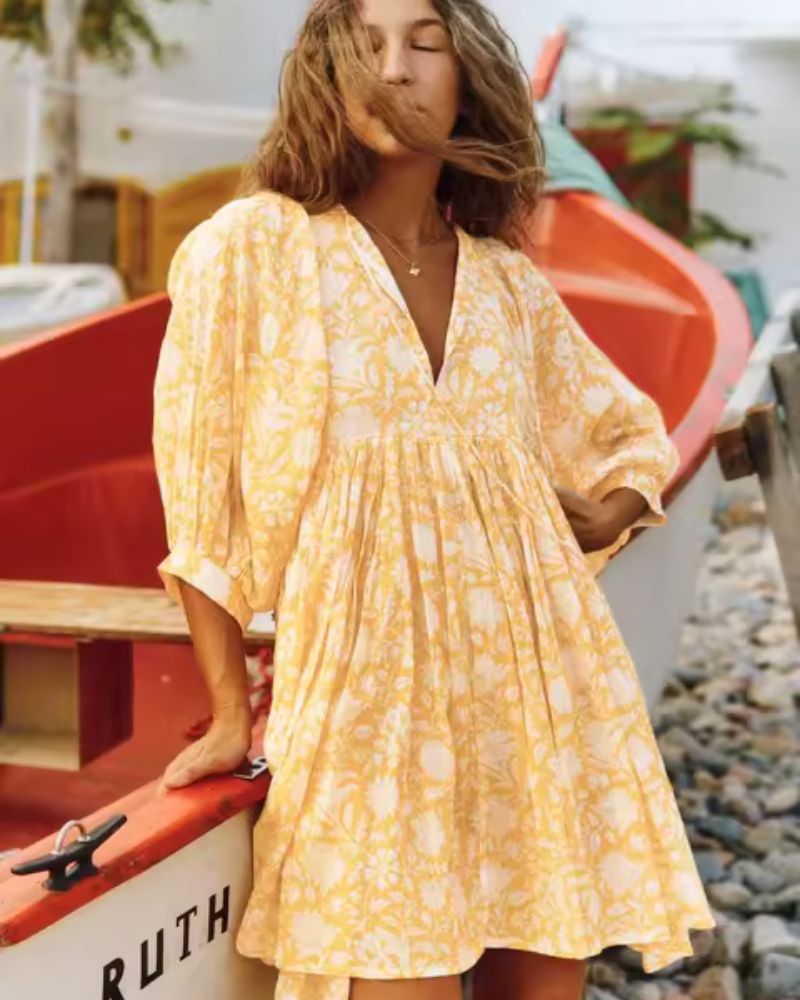 Carin | Graciös Boho Klänning