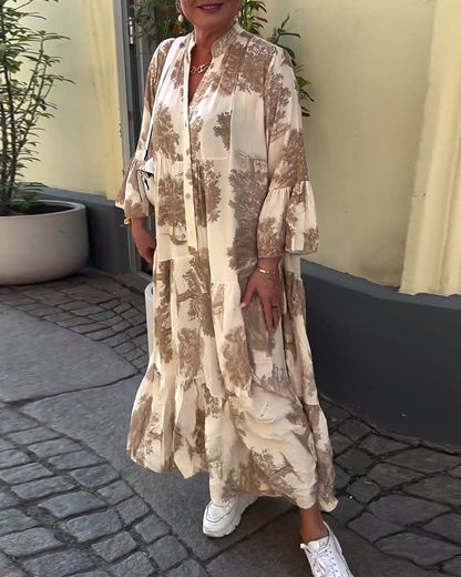 Della | Lång Elegant Flödesklänning