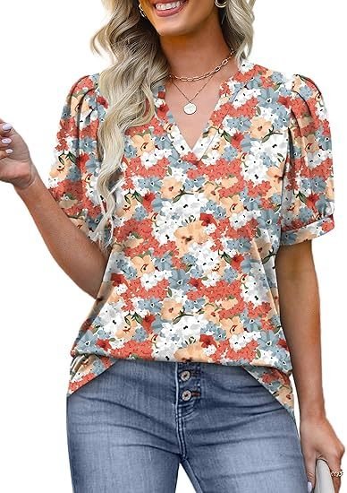 Klara | Vintage Blommig Blus