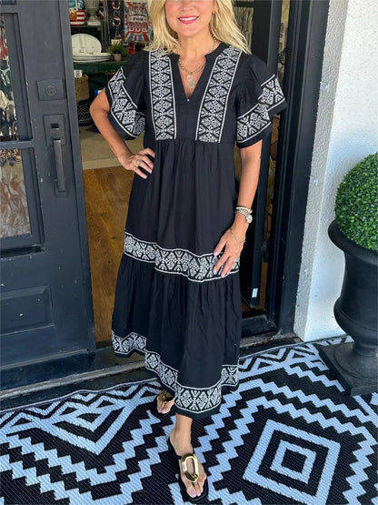 Sierra | Boho Maxi Klänning