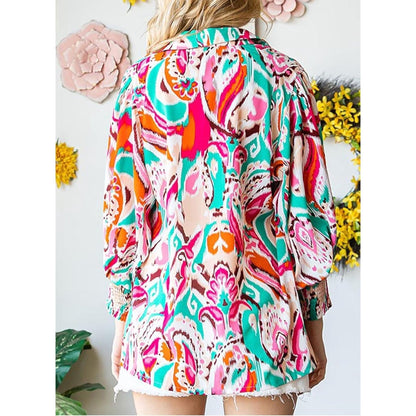 Charie | Elegant Paisley Blus