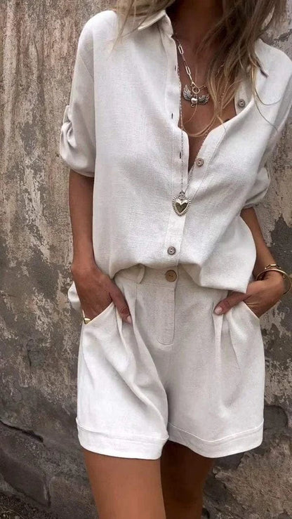 Auriana | Luxe Breeze Linne Set
