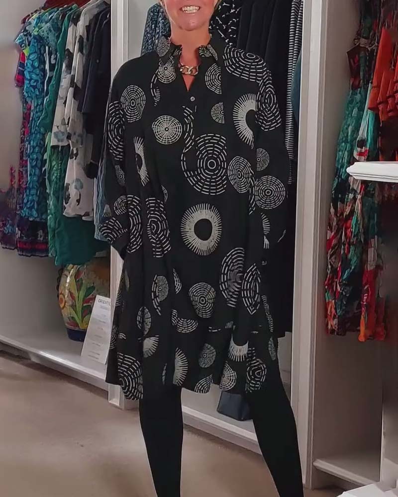 Sheryl | Geometrisk Wrap Klänning