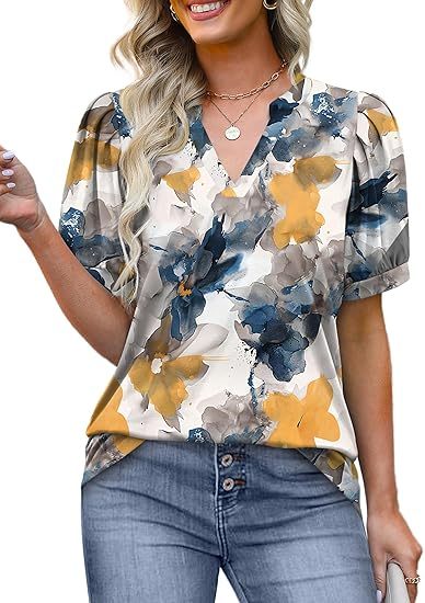 Klara | Vintage Blommig Blus