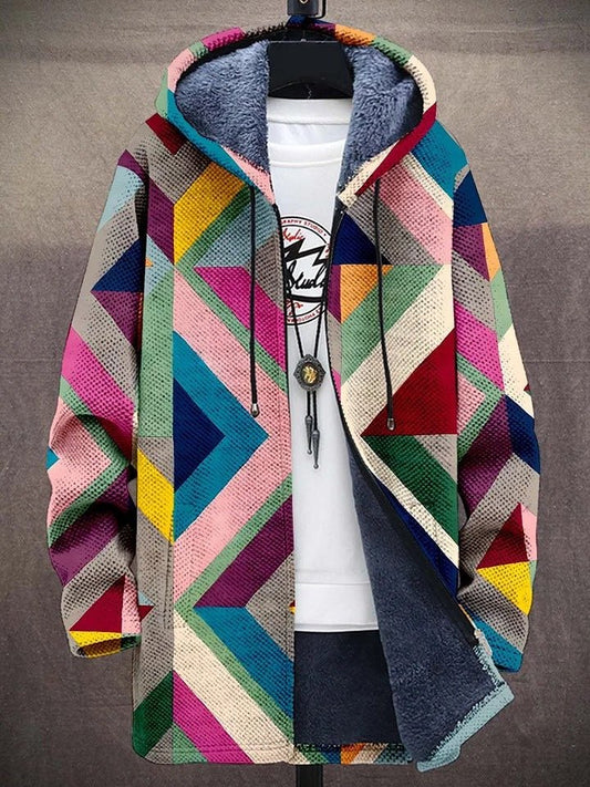 Janine | Lyxig Konsttryck Cardigan