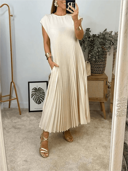 Sandra | Plisserad Elegant Klänning