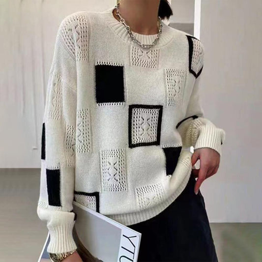 Portia | Chic Geometrisk Stickad
