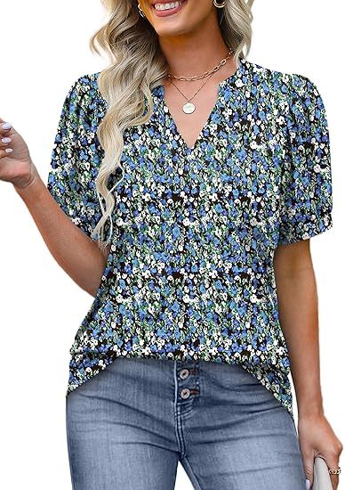 Klara | Vintage Blommig Blus