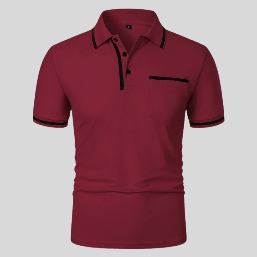 Troy | Kortärmad polo t-shirt