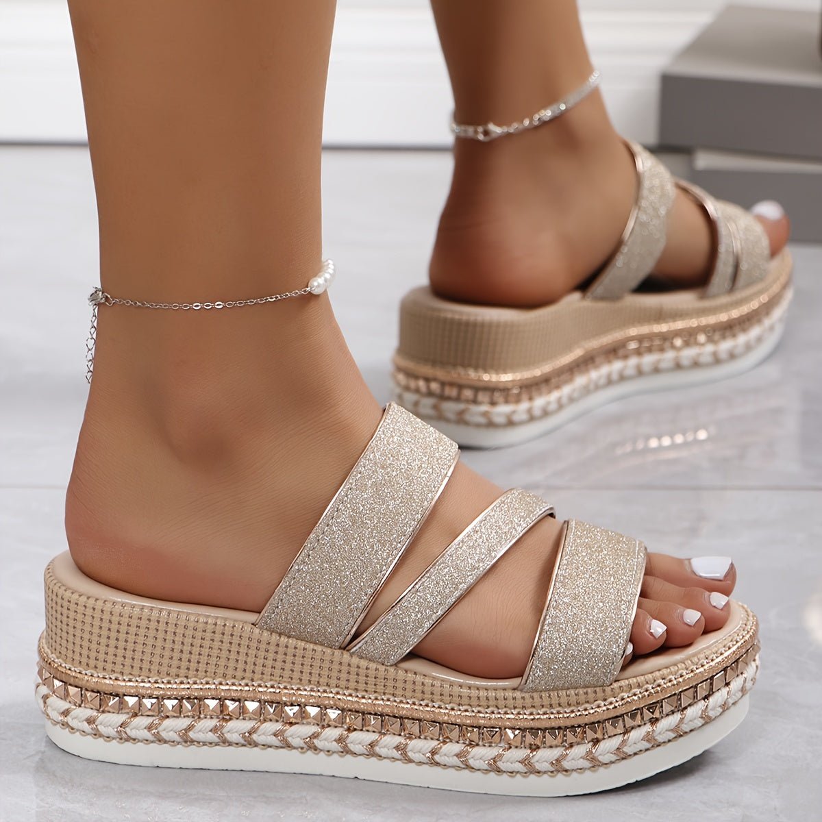 Leah | Bekväma Vår Sandaler