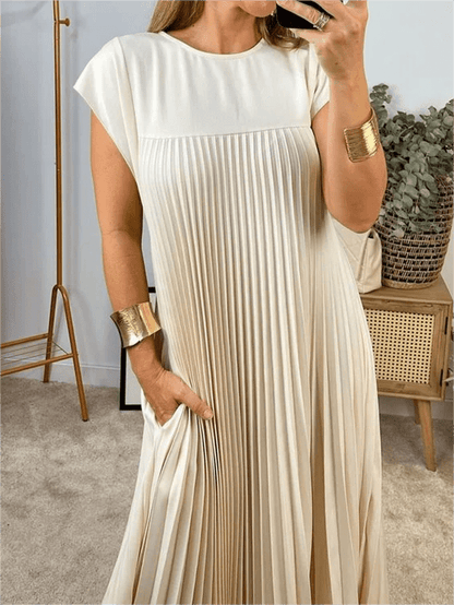 Sandra | Plisserad Elegant Klänning