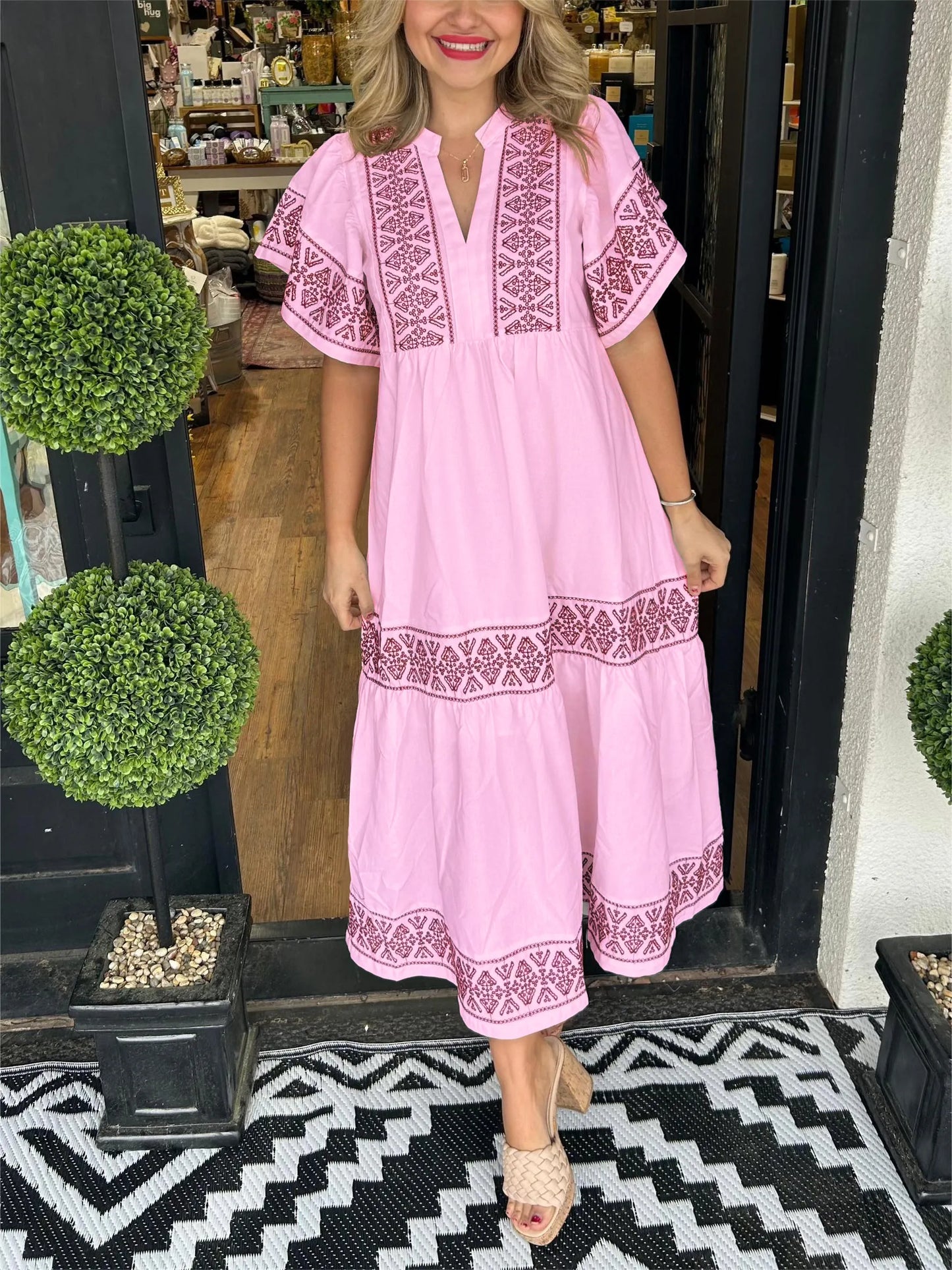 Sierra | Boho Maxi Klänning
