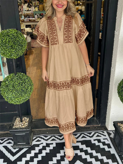 Sierra | Boho Maxi Klänning