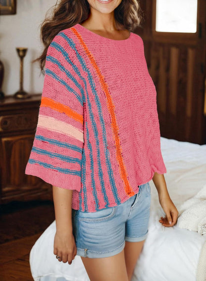 Camila | Boho Stickad Tröja