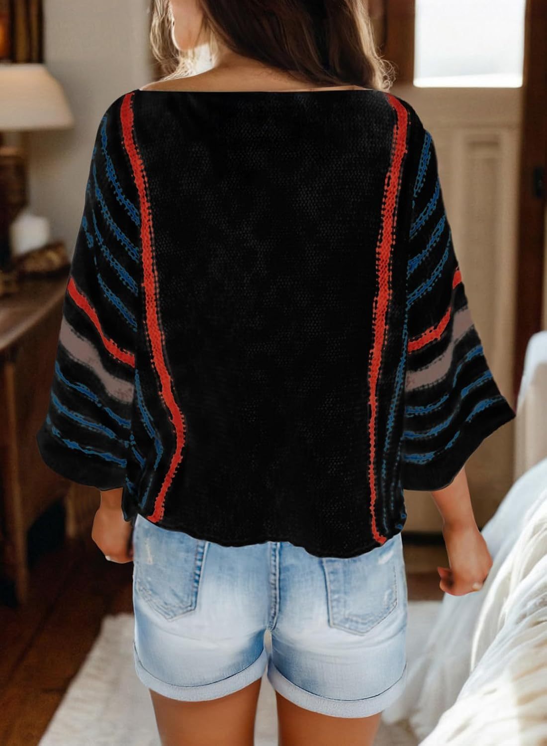 Camila | Boho Stickad Tröja