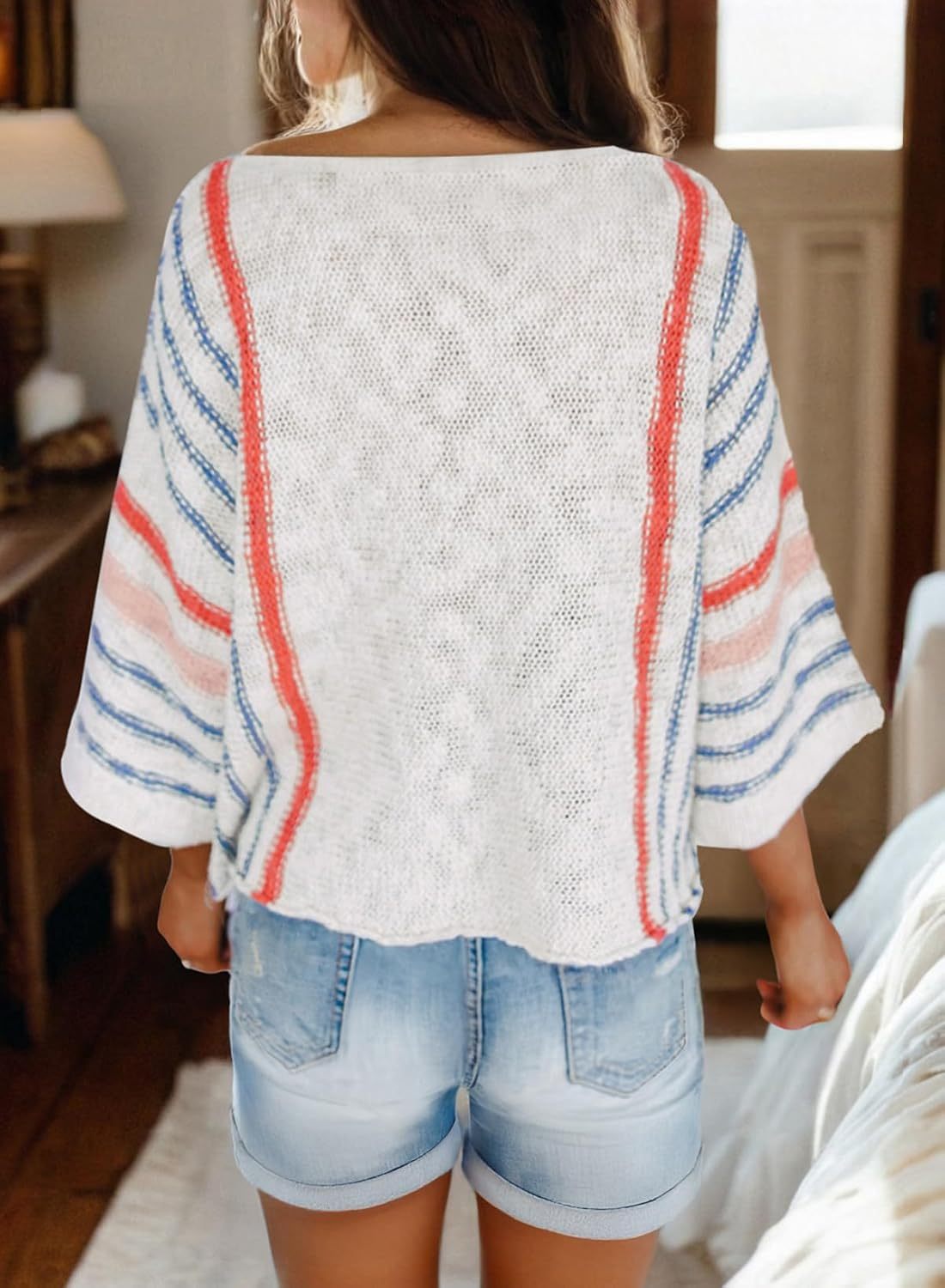 Camila | Boho Stickad Tröja