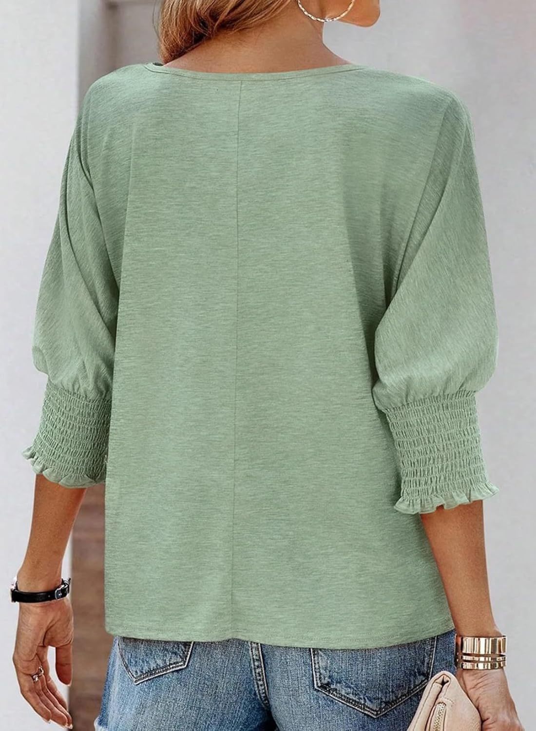 Wendy | Klassisk Crewneck Blus