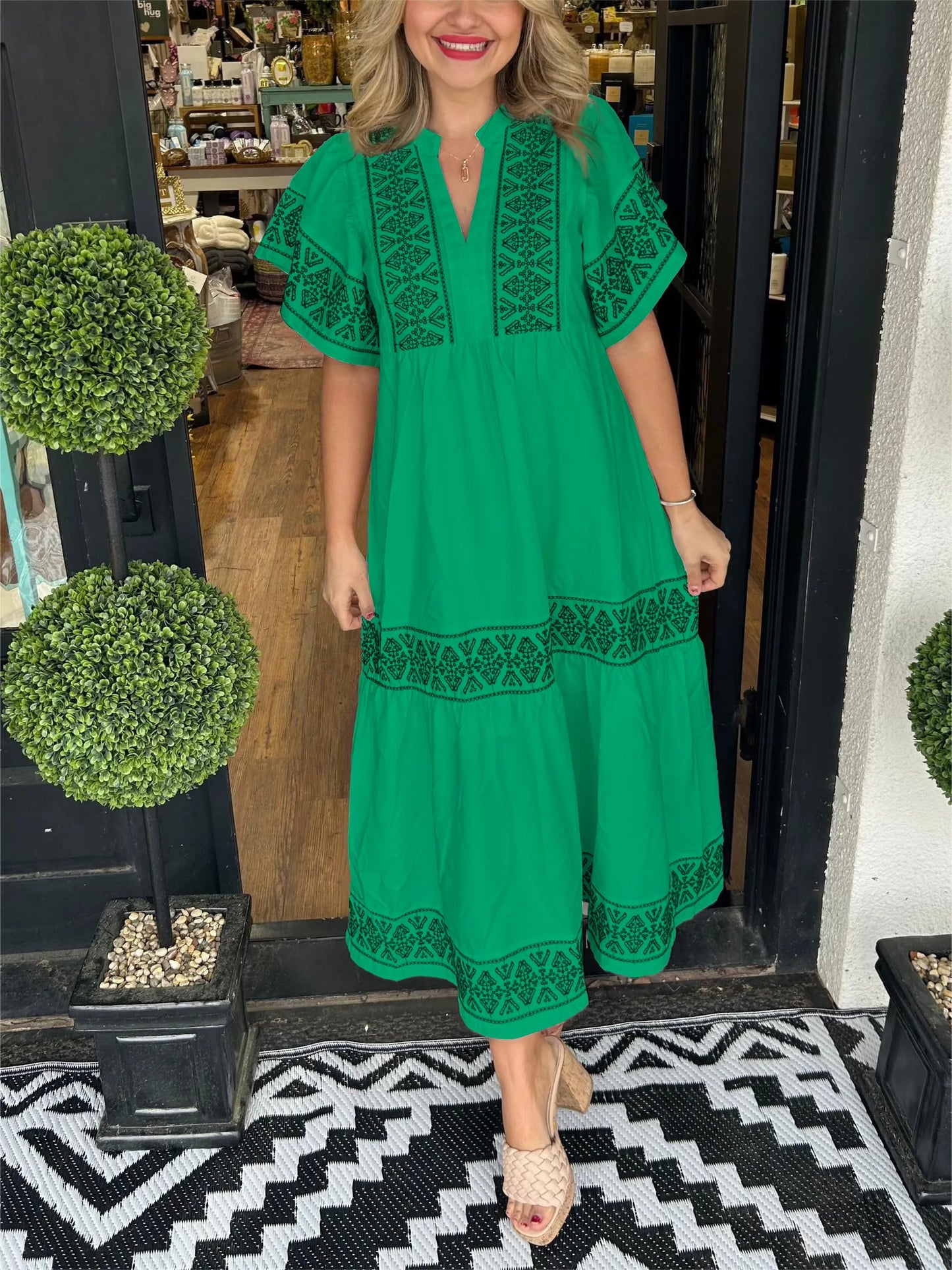 Sierra | Boho Maxi Klänning
