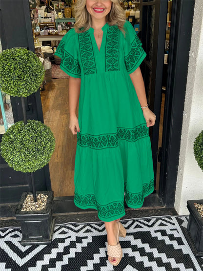 Sierra | Boho Maxi Klänning